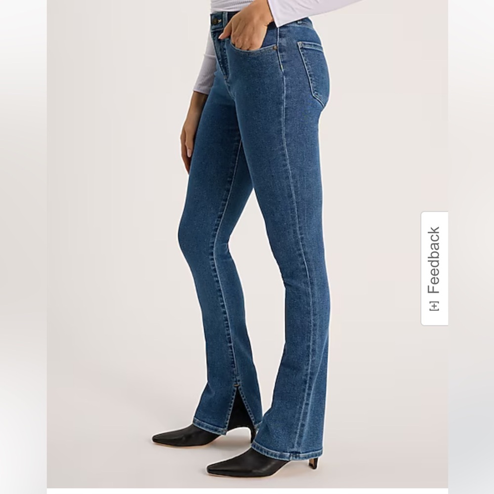 Express Dark Blue Flare Jeans